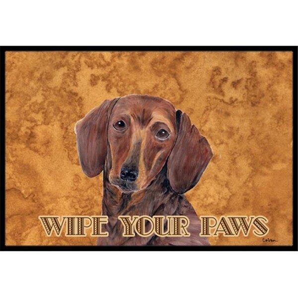 Carolines Treasures Carolines Treasures SC9137JMAT 24 x 36 in. Dachshund Indoor Or Outdoor Doormat SC9137JMAT - main